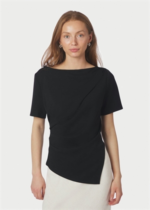 Rasmine soft bluse Sort Neo Noir 